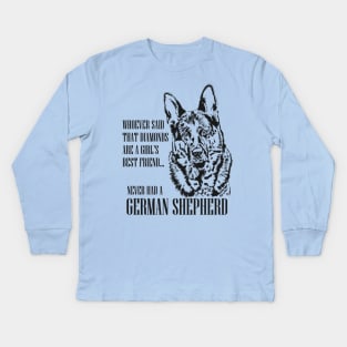 German Shepherd Dog - GSD Kids Long Sleeve T-Shirt